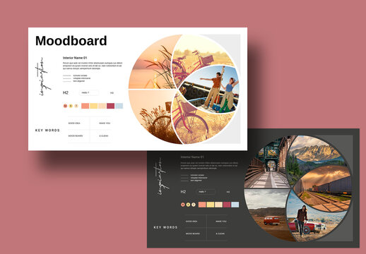 Minimal Mood Board Template