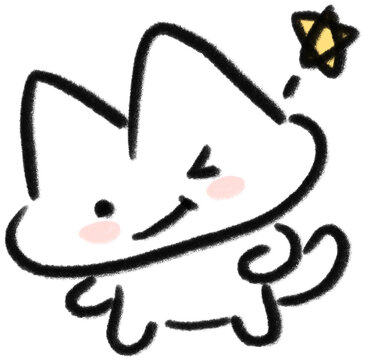 hand-drawn emoticon