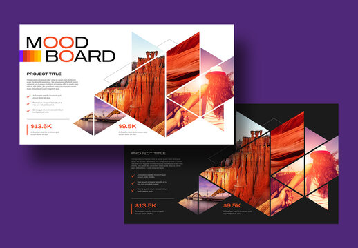 Color Full Mood Board Layput