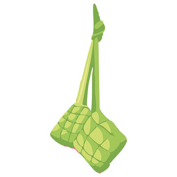 Ketupat Rice Dumpling Eid Food Icon