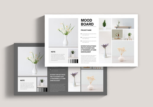 Mood Board Template Layout