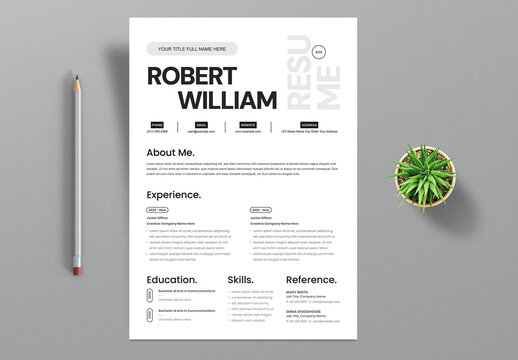 Resume Template Design