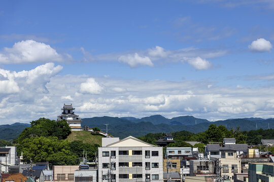 静岡県掛川市にある掛川城
