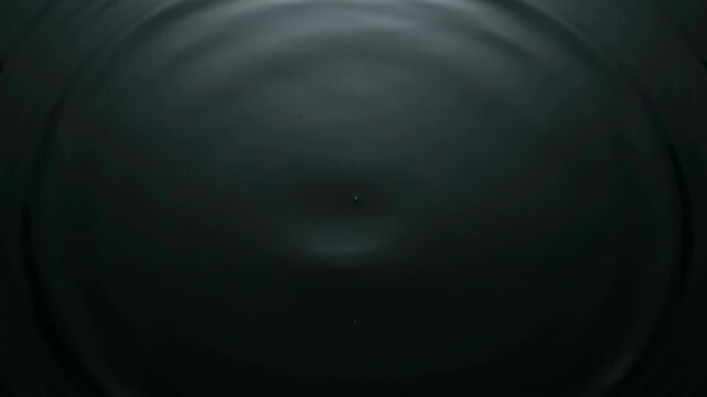 Minimalist dark water ripple texture background with concentric circles in a moody abstract style
