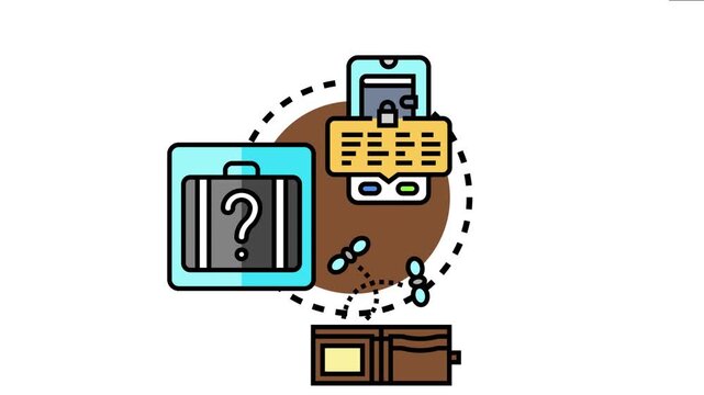 Cryptocurrency wallet retrieval phrase protecting assets and allowing recovery of misplaced digital funds through secure access