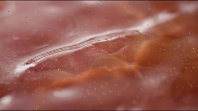 Advanced thermal energy storage wax appears as a smooth, translucent muted raspberry-orange
