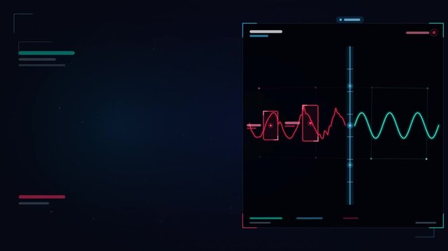 AI Deepfake Detection Scanner, Synthetic Media Verification HUD for News and Banks