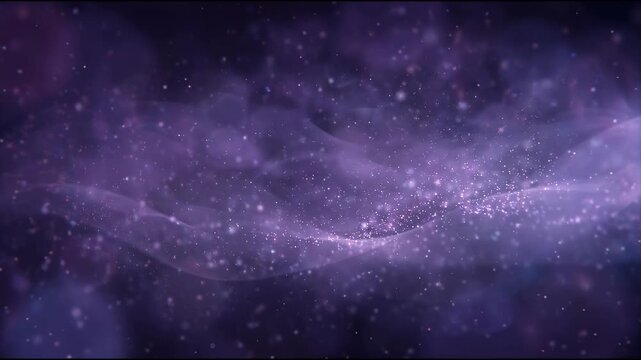 Cloud computing infrastructure is represented by a deep amethyst optical haze filled with softly abstract material background