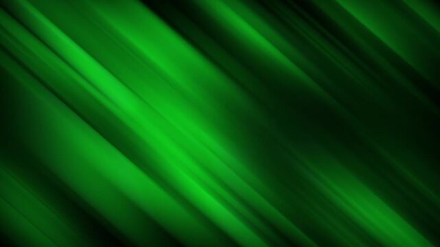 Abstract Green Dark Gradient Loopable Background with Motion Blur Effect and Diagonal Light Streaks