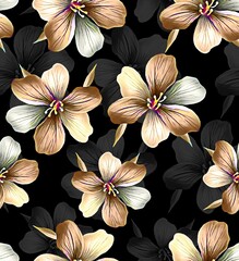 seamless floral background © Smit