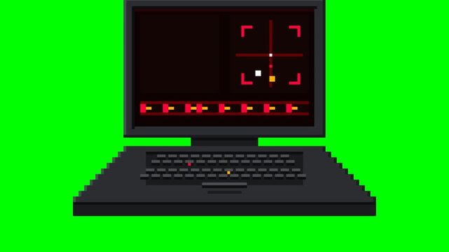 Red Team Ransomware Payload Hacker Terminal Pixel Art