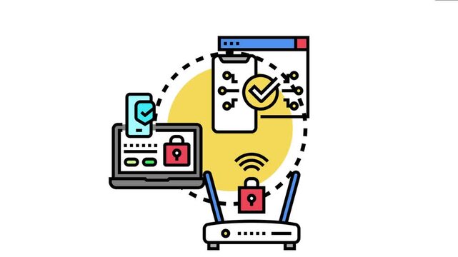Digital devices featuring a multi factor authentication system, symbolizing enhanced security protocols and account protection for online access with advanced verification methods