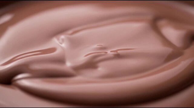 Luxury ceramic slip appears as a smooth, glossy muted rose-brown liquid surface, with thick rounded abstract material background