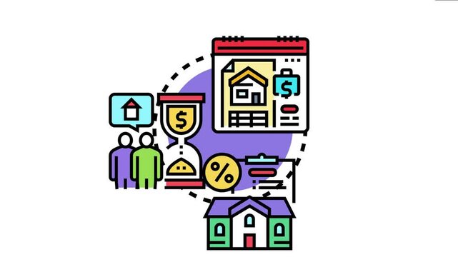 People considering home ownership and calculating finances for a mortgage loan, managing savings, interest rates, and approval processes to acquire a property