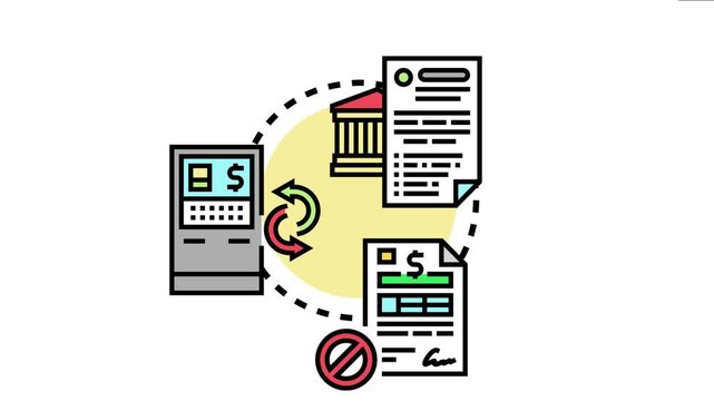 Money withdrawal banking process with available funds, showing financial operations, account transactions, and payment documents for secure fiscal management