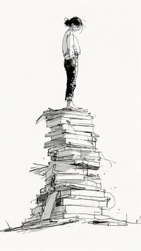 sketch of a man