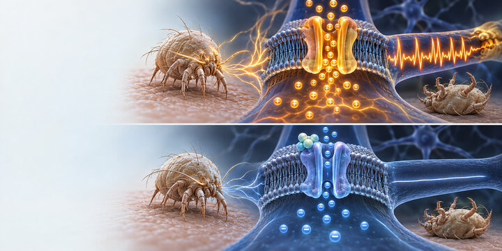 Scabies Drug Action Through Neural Ion Channels