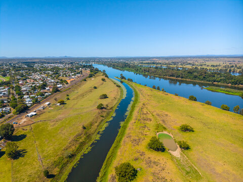Aerial view of Grafton in New South Wales