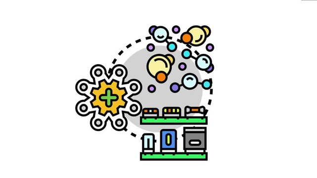 Modular elements developing system concept assembling different components forming new objects, structures or functionalities for innovation and design