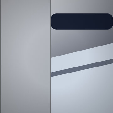 Square social post background with space on the left