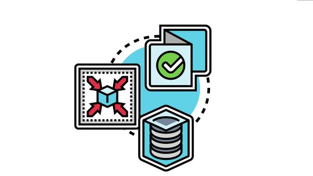 Mini souvenir data storage unit concept, file verification, data compression, and digital memory saving as a modern method for preserving valuable information