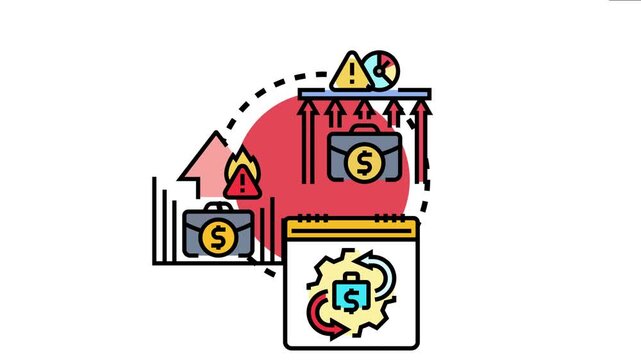 Minimizing overhead costs concept portraying financial management strategies, optimizing resources, and improving business efficiency to decrease unnecessary expenses and increase profitability
