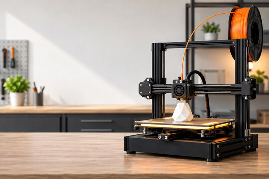Desktop 3D printer building small model automation horizontal