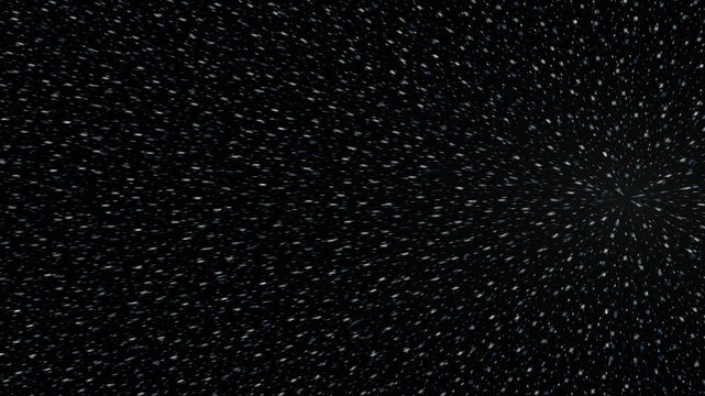 Deep Space Hyperspace Jump Warp Speed Animation 4K