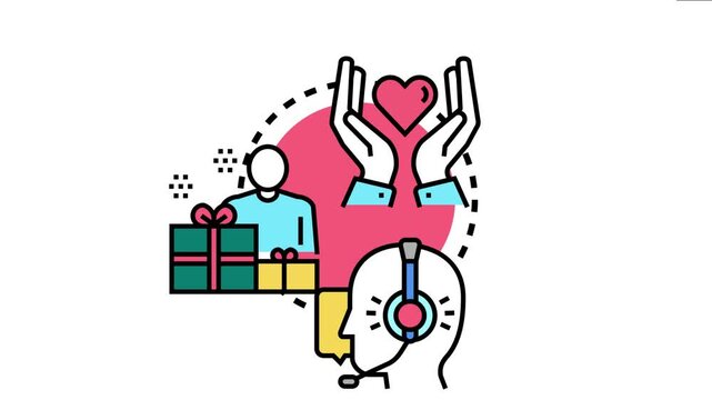 People helping others with gifts, support, and care, emphasizing community, donation, and generous assistance for those in need