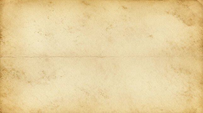Vintage parchment paper background with aged texture and subtle creases for design projects