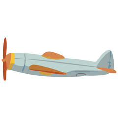 Vintage Fighter Airplane Classic Aircraft © nikagraphic