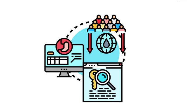 Business team cooperating globally, planning objectives, and analyzing key results for successful strategy implementation and organizational growth