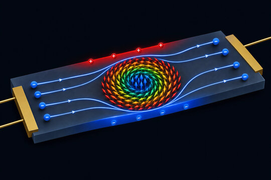 Topological Hall Effect Spin Texture Skyrmion