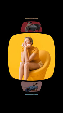 Vertical Square Animated Display Loops 6 &ndash; Seamless Square Screen Animations, Looping Video Displays and Multi Screen Motion Graphics for Reels, Stories and Shorts