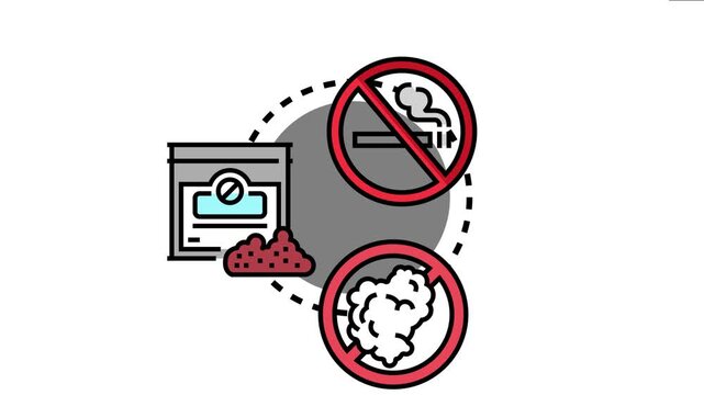 Concept showing an individual choosing a healthy lifestyle by avoiding the use of tobacco products and consuming alcoholic drinks, prioritizing well being
