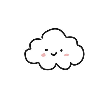 Cute cloud illustration