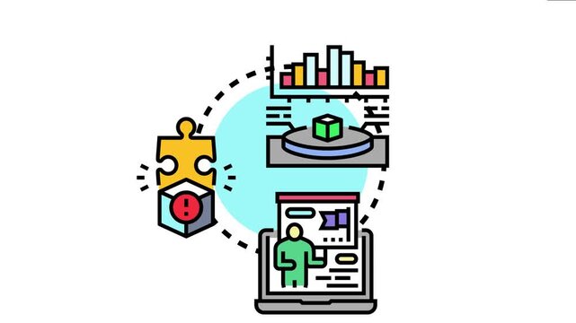 Business concept of establishing a new offering, developing a strategy for its introduction to the market, and executing promotional activities to achieve marketing goals