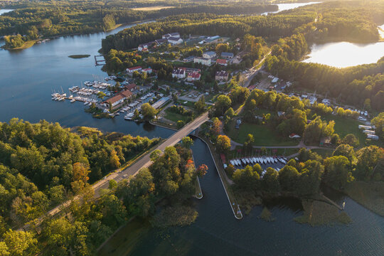 Jezioro Kisajno, Mazury, Polska