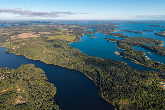 Jezioro Kisajno, Mazury, Polska