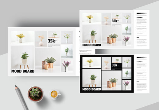 Mood Board Template Design
