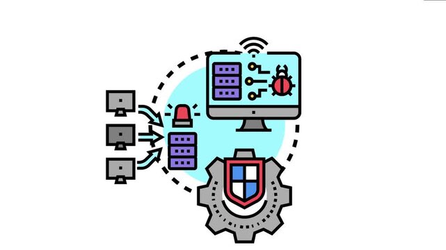 Network system implementing a robust defense strategy, safeguarding server infrastructure and computer data from malicious distributed denial of service attacks and cyber threats