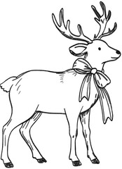 reindeer with red nose © chung