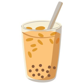 Bubble Tea Drink Illustration