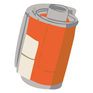 Aluminum Soda Can Illustration