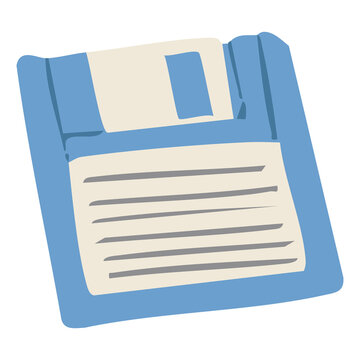 Floppy Disk Storage Illustration