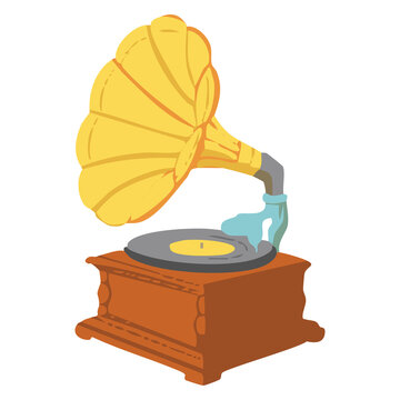 Antique Gramophone Music Player
