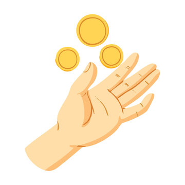 Tossing Coins Financial Icon