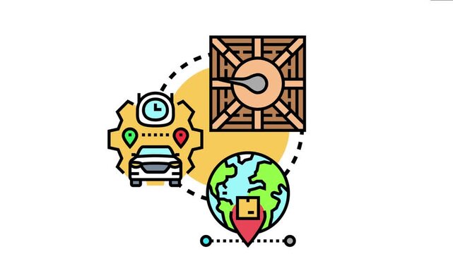 Navigation routes and geographical features are integral to modern travel, automotive transport, global logistics, and directional guidance, interconnectedness and journey management