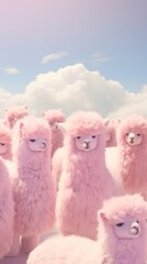 Obraz premium Alpaca animal mammal livestock.