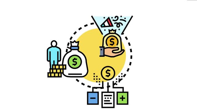 Financial strategy concept the process of enhancing monetary resources. Increasing asset valuation